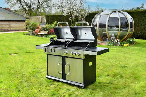 SAC Combi Gas/Charcoal BBQ & accessories