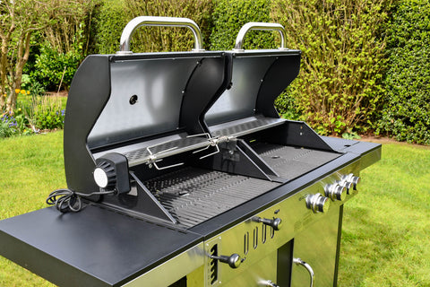 SAC Combi Gas/Charcoal BBQ & accessories