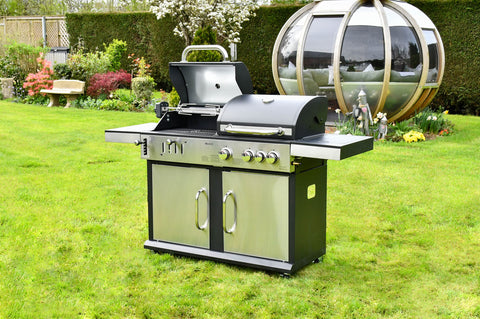 SAC Combi Gas/Charcoal BBQ & accessories