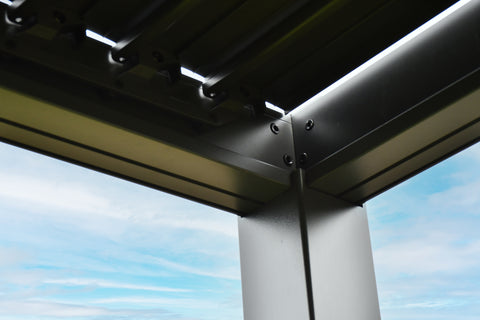 3Mx3M Aluminium Louvre Pergola