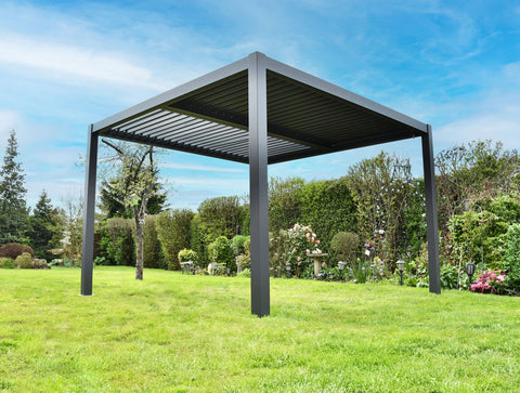 4Mx3M Aluminium Louvre Pergola